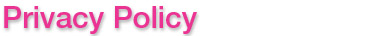 Privacy Policy